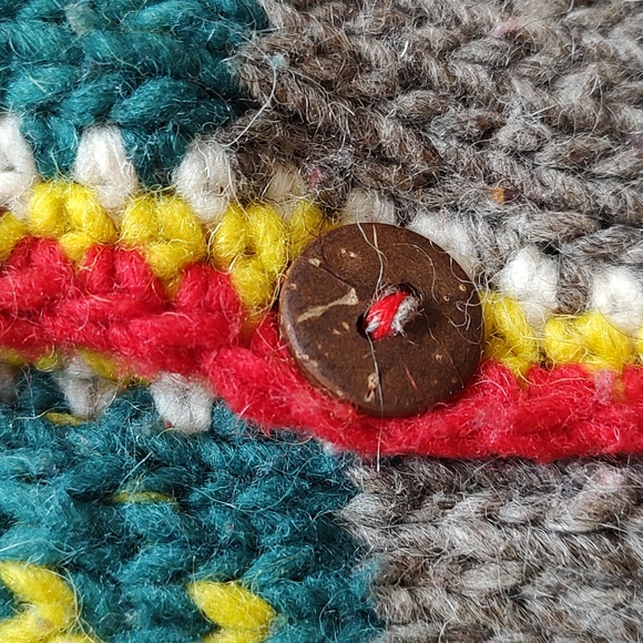 Chicken chunky knit wool sweater - Picture 3 of 7